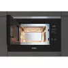 Mikrobangų krosnelė su griliu, įmontuojama WHIRLPOOL WMF201G, 800 W, 20 l, nerūdijantis plienas/juoda