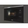 Mikrobangų krosnelė su griliu, įmontuojama WHIRLPOOL WMF201G, 800 W, 20 l, nerūdijantis plienas/juoda