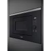 Mikrobangų krosnelė su griliu, įmontuojama WHIRLPOOL WMF201G, 800 W, 20 l, nerūdijantis plienas/juoda