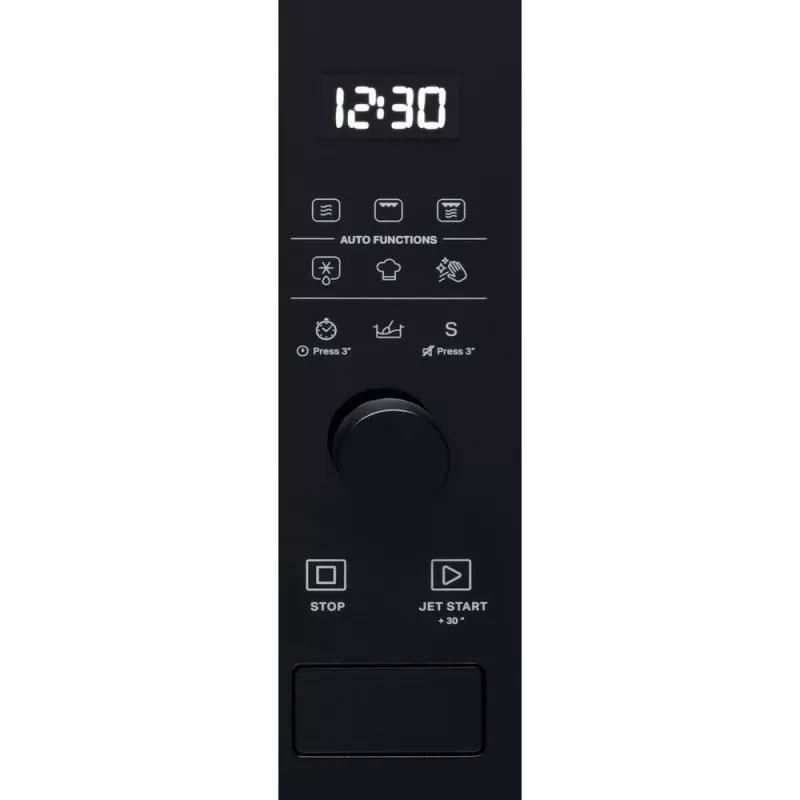 Mikrobangų krosnelė su griliu, įmontuojama WHIRLPOOL WMF201G, 800 W, 20 l, nerūdijantis plienas/juoda