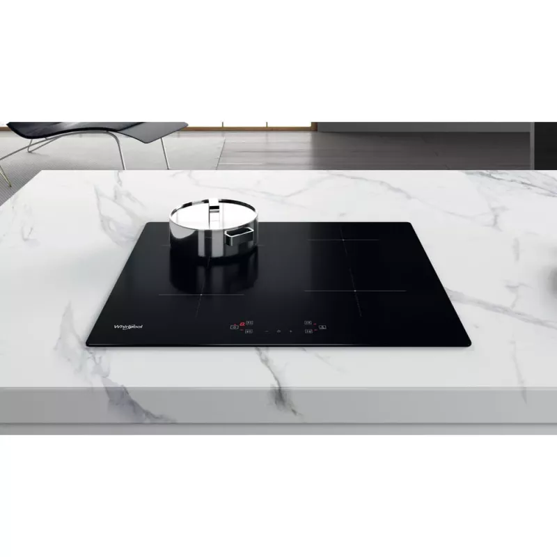 Whirlpool WS Q4860 NE Juoda Built-in 60 cm Zone induction hob 4 zone(s)