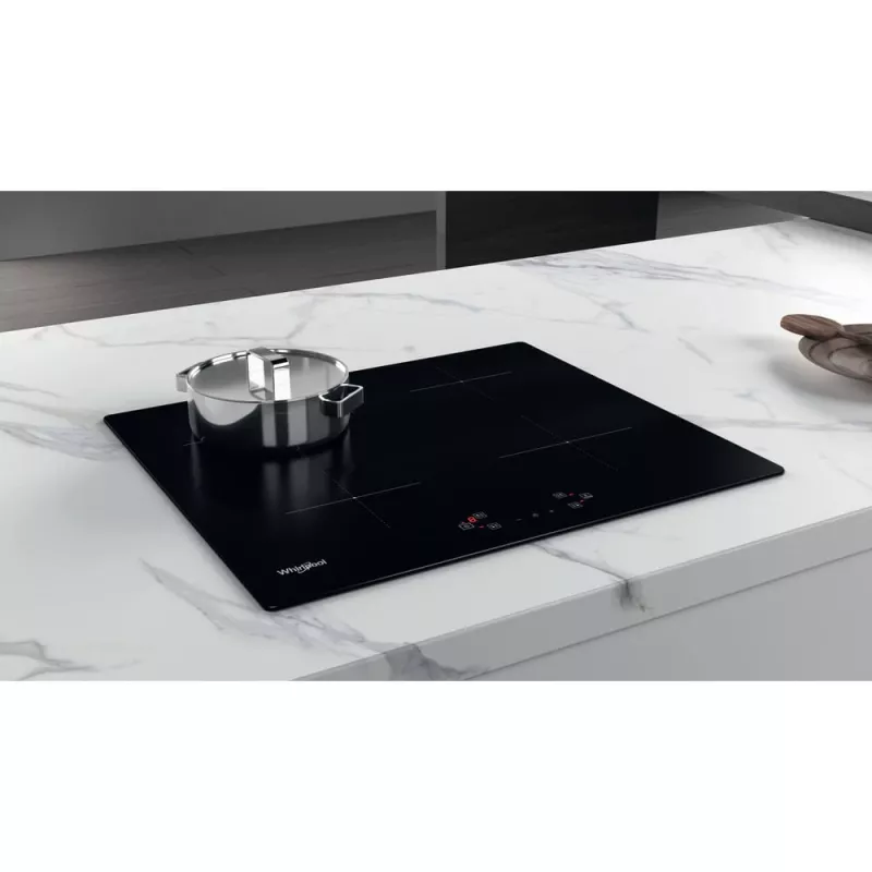 Whirlpool WS Q4860 NE Juoda Built-in 60 cm Zone induction hob 4 zone(s)