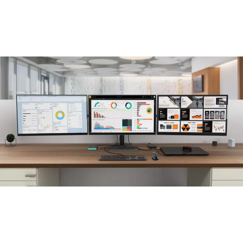 i-tec Metal USB-C ergonomiška 4K 3x ekrano dokavimo stotelė + Power Delivery 85 W