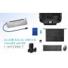 i-tec Metal USB-C ergonomiška 4K 3x ekrano dokavimo stotelė + Power Delivery 85 W