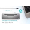 i-tec Metal USB-C ergonomiška 4K 3x ekrano dokavimo stotelė + Power Delivery 85 W