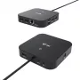 i-tec USB-C dviejų ekranų dokų stotelė su 100 W maitinimo tiekimu