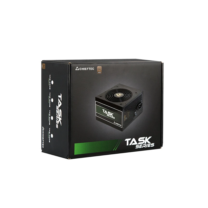 Chieftec Task TPS-600S maitinimo blokas 600 W 20+4 pin ATX ATX juodas