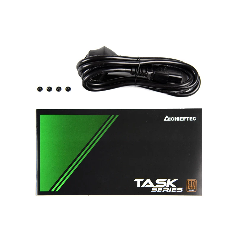 Chieftec Task TPS-600S maitinimo blokas 600 W 20+4 pin ATX ATX juodas