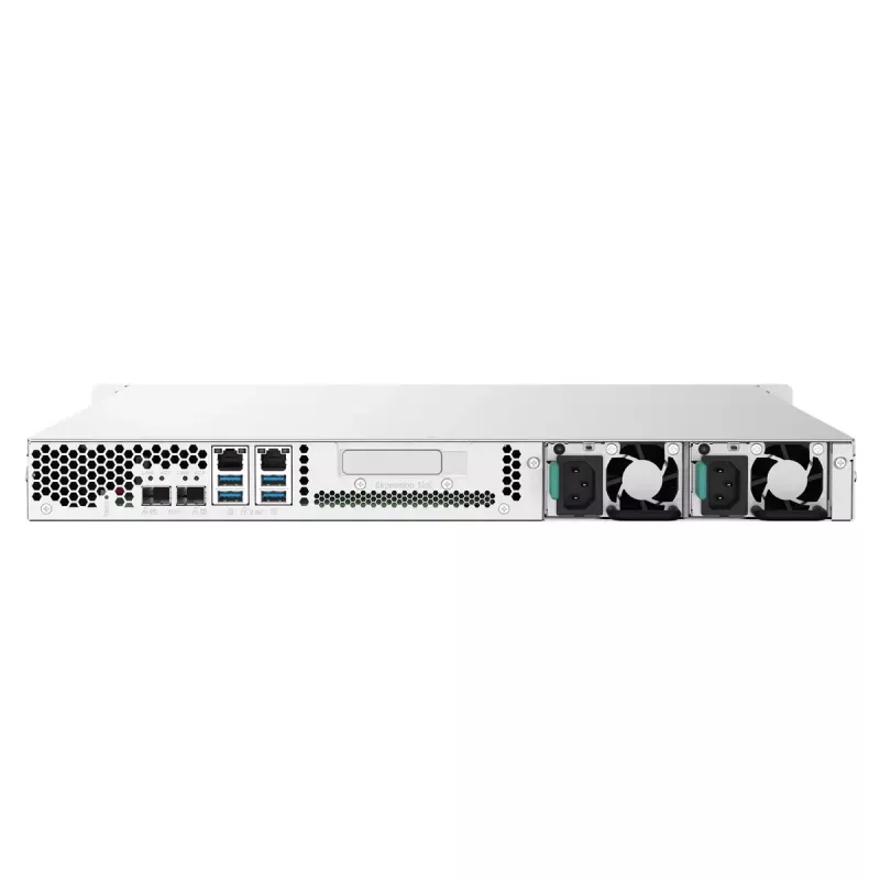 QNAP TS-432PXU-RP NAS stelažinis (1U) Annapurna Labs Alpine AL-324 2 GB DDR4 0 TB Juoda