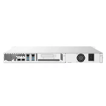 QNAP TS-432PXU NAS stovas (1U) Annapurna Labs Alpine AL-324 2 GB DDR4 0 TB QNAP Turbo System juoda