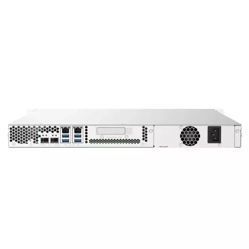 QNAP TS-432PXU NAS stovas (1U) Annapurna Labs Alpine AL-324 2 GB DDR4 0 TB QNAP Turbo System juoda