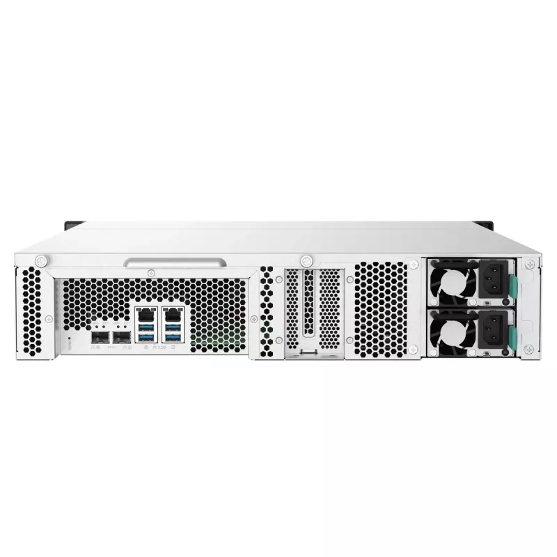 QNAP TS-832PXU-RP NAS stovas (2U) Annapurna Labs AL324 4 GB DDR4 0 TB QNAP Turbo System juoda