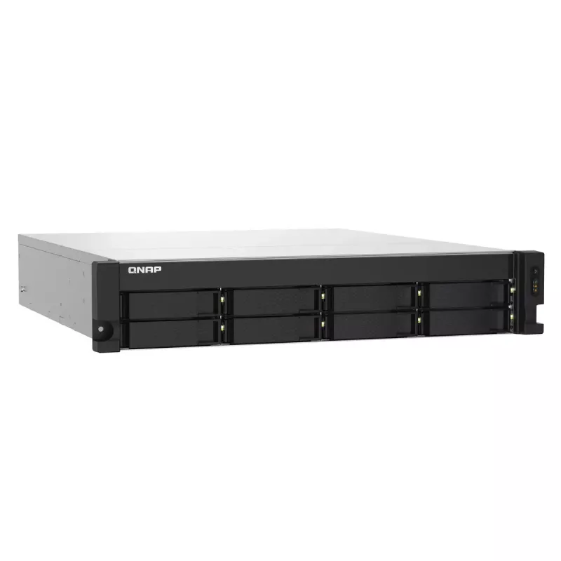 QNAP TS-832PXU-RP NAS stovas (2U) Annapurna Labs AL324 4 GB DDR4 0 TB QNAP Turbo System juoda