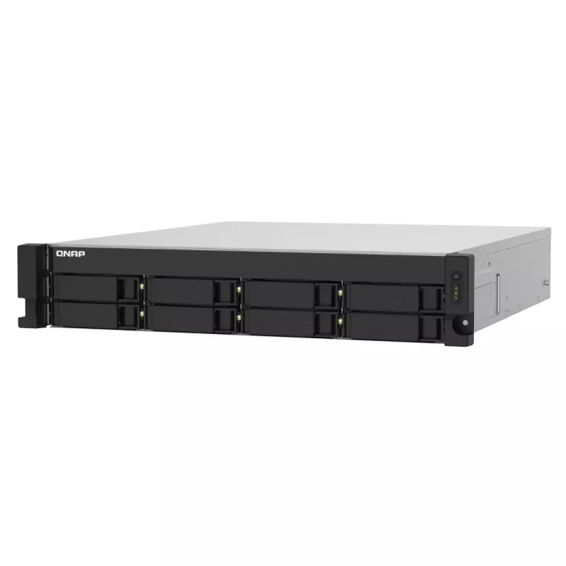 QNAP TS-832PXU-RP NAS stovas (2U) Annapurna Labs AL324 4 GB DDR4 0 TB QNAP Turbo System juoda