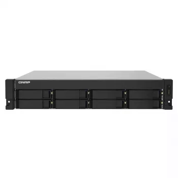 QNAP TS-832PXU-RP NAS stovas (2U) Annapurna Labs AL324 4 GB DDR4 0 TB QNAP Turbo System juoda