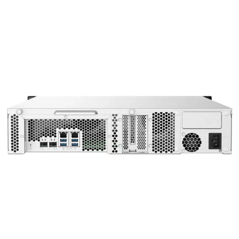 QNAP TS-832PXU NAS stelažas (2U) Annapurna Labs AL324 4 GB DDR4 0 TB QNAP Turbo System Aliuminis, Juoda