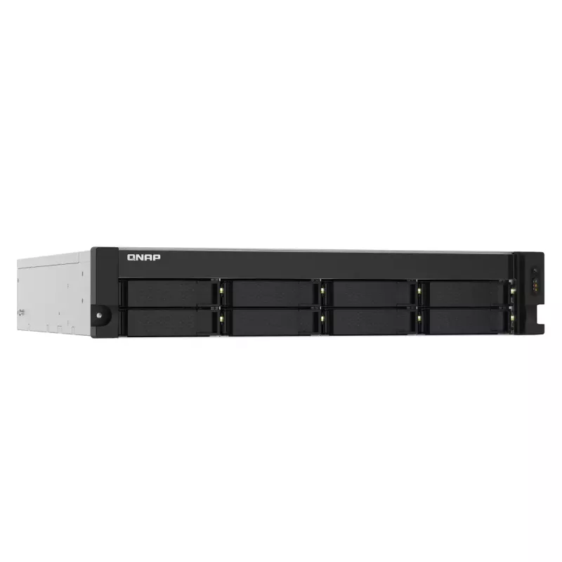 QNAP TS-832PXU NAS stelažas (2U) Annapurna Labs AL324 4 GB DDR4 0 TB QNAP Turbo System Aliuminis, Juoda