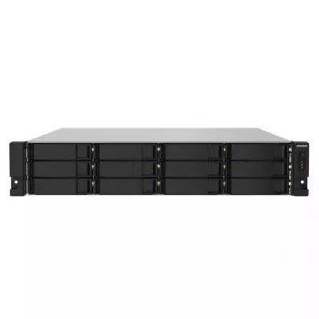 QNAP TS-1232PXU-RP NAS stelažinis (2U) Annapurna Labs AL324 4 GB DDR4 0 TB QNAP QTS juoda