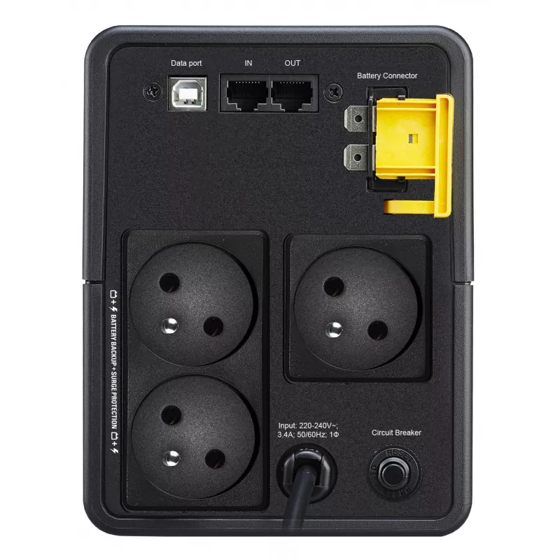 APC BX750MI-FR nepertraukiamo maitinimo šaltinis (UPS) linijinis-interaktyvus 0,75 kVA 410 W 3 AC lizdai