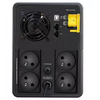 APC Back-UPS, 1600VA, Tower, 230V, 4x CEE 7/5 French Schuko lizdai, AVR