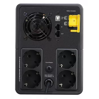 APC Back-UPS, 1600VA, Tower, 230V, 4x CEE 7/7 Schuko lizdai, AVR