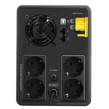 APC Back-UPS, 2200VA, Tower, 230V, 4x CEE 7/7 Schuko lizdai, AVR