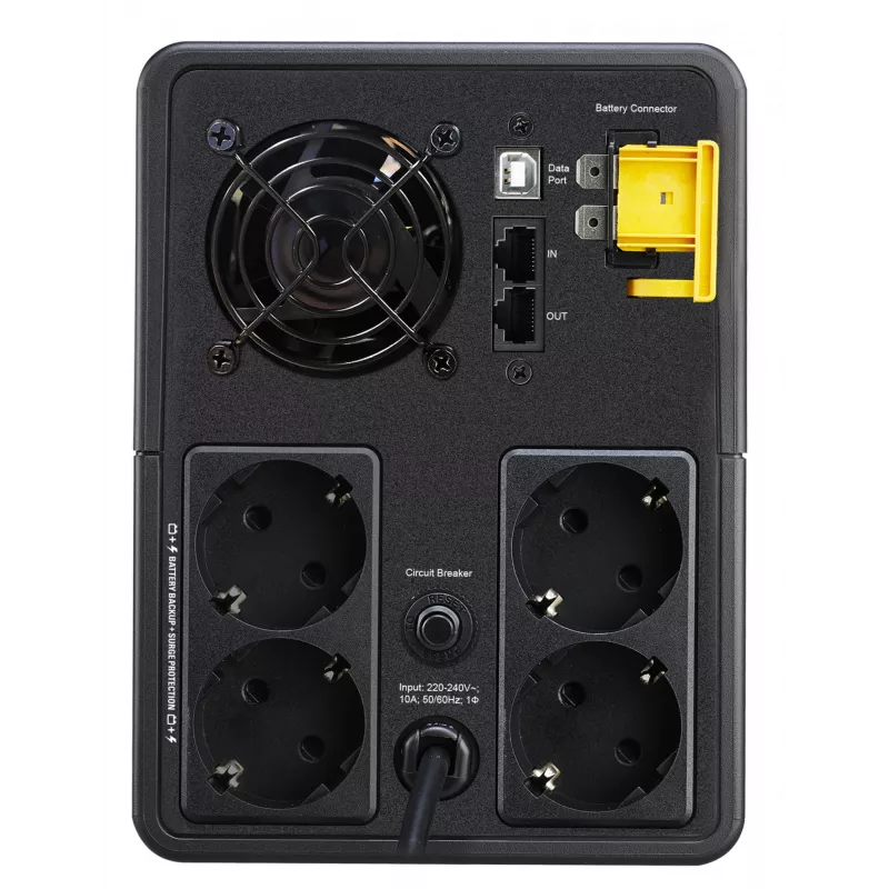 APC Back-UPS, 2200VA, Tower, 230V, 4x CEE 7/7 Schuko lizdai, AVR