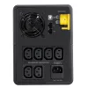 APC Back-UPS, 1600VA, bokšto tipo, 230V, 6 IEC C13 lizdai, AVR, linijinė-interaktyvi, 1,6 kVA, 900 W, sinusinė banga, 140 V, 300 V