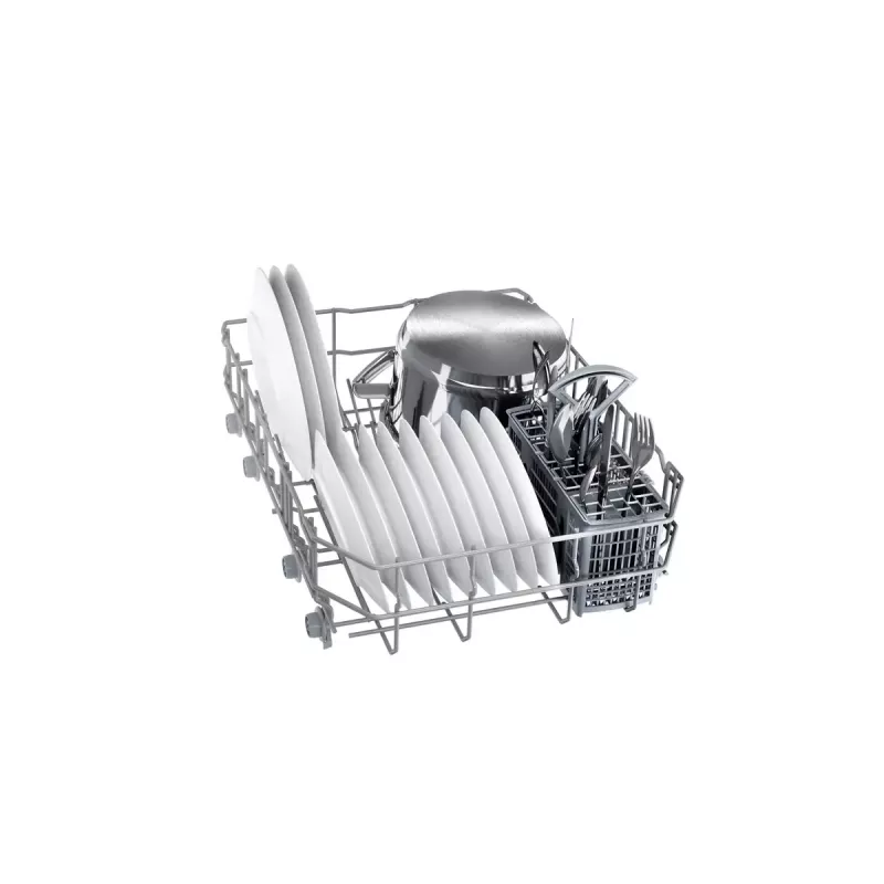 Įmontuojamas indaplovė Bosch Serie 2 SPV2IKX10E, siaura 45 cm, 9 komplektai, 48 dB, 5 programos, nerūdijančio plieno vonia