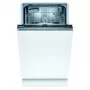 Įmontuojamas indaplovė Bosch Serie 2 SPV2IKX10E, siaura 45 cm, 9 komplektai, 48 dB, 5 programos, nerūdijančio plieno vonia