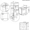 Electrolux EOF3H40X 2790 W Juoda, Nerūdijantis plienas