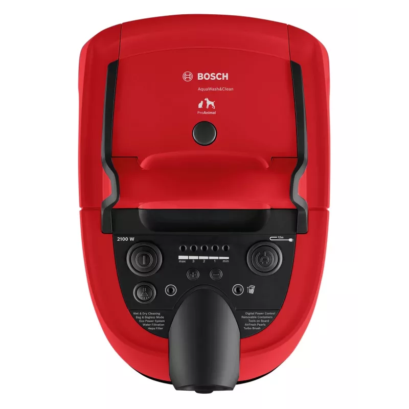 Bosch Serie 4 BWD421PET dulkių siurblys 5 l cilindrinis siurblys sausam ir šlapiam valymui 2100 W