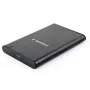 GEMBIRD USB 3.1 2,5 colio SATA HDD korpusas su Type-C prievadu, šlifuotas aliuminis - juoda