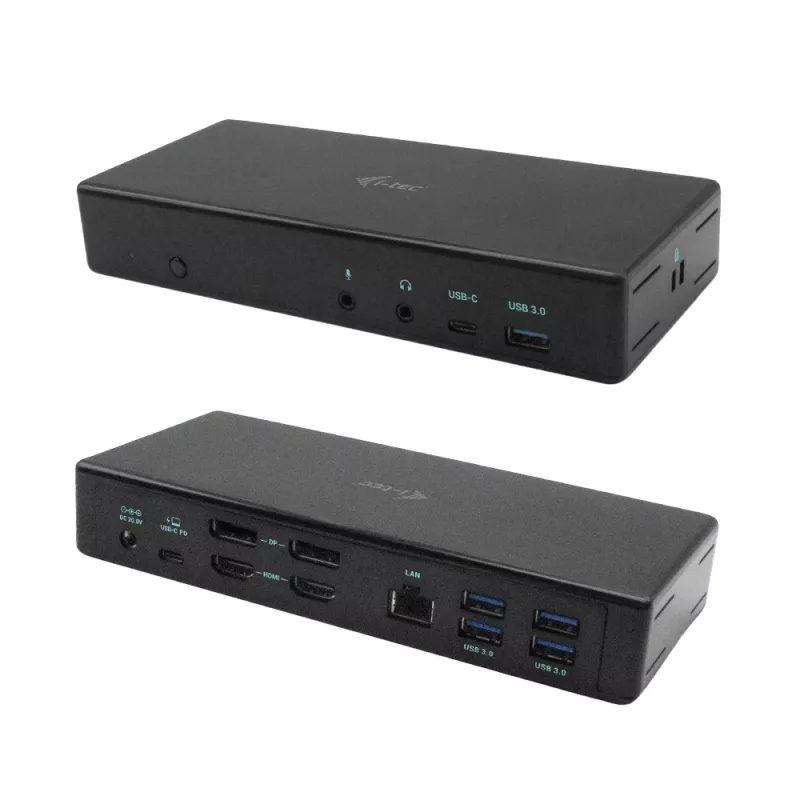 Docking stotelė i-tec USB-C Quattro Display su 85 W galios tiekimu