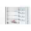 Įmontuojamas šaldytuvas-šaldiklis Bosch Serie 6 KIS86AFE0, 266 L bendras, 192 L šaldytuvas, 74 L apatinis šaldiklis, jutiklinis valdymas, reversinės durelės