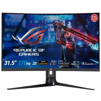 ASUS ROG Strix XG32VC kompiuterio monitorius 80 cm (31,5 colio) 2560 x 1440 pikselių Quad HD LED juodas
