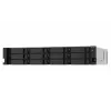 QNAP TS-1273AU-RP-8G NAS / saugojimo serveris Stelažas (2U) Ryzen Embedded V1500B 8 GB DDR4 0 TB QNAP QTS Aliuminis, Juoda