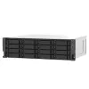 QNAP TS-1673AU-RP-16G NAS / saugojimo serveris Stelažas (3U) Ryzen Embedded V1500B 16 GB DDR4 0 TB QNAP QTS Juoda, Pilka
