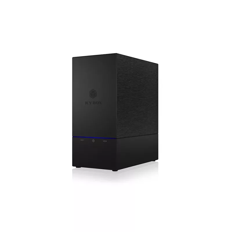 ICY BOX IB-RD3621-C31 diskų masyvas 0 TB Staliniams kompiuteriams Juoda
