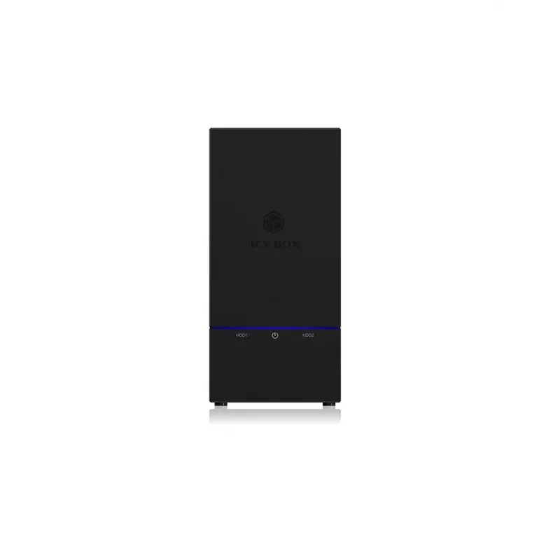 ICY BOX IB-RD3621-C31 diskų masyvas 0 TB Staliniams kompiuteriams Juoda