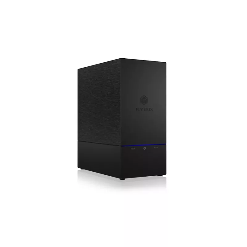 ICY BOX IB-RD3621-C31 diskų masyvas 0 TB Staliniams kompiuteriams Juoda