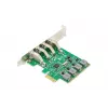 DIGITUS USB Pci-e Add-On kortelė USB3.0, 4 prievadų A/F, lustų rinkinys: VL805, maitinama iš magistralės