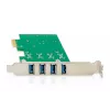 DIGITUS USB Pci-e Add-On kortelė USB3.0, 4 prievadų A/F, lustų rinkinys: VL805, maitinama iš magistralės