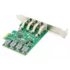 DIGITUS USB Pci-e Add-On kortelė USB3.0, 4 prievadų A/F, lustų rinkinys: VL805, maitinama iš magistralės