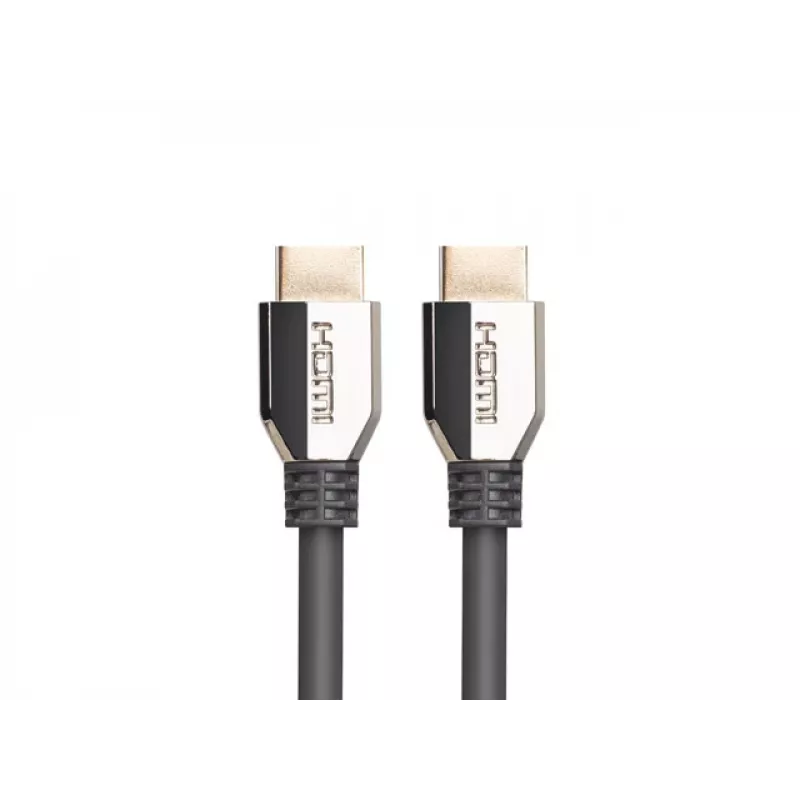 HDMI kabelis LANBERG CA-HDMI-30CU-0018-BK — HDMI 2.1, 1,8 m, 48 Gbit/s, 7680×4320, 240 Hz, ARC, eARC / Ethernet palaikymas