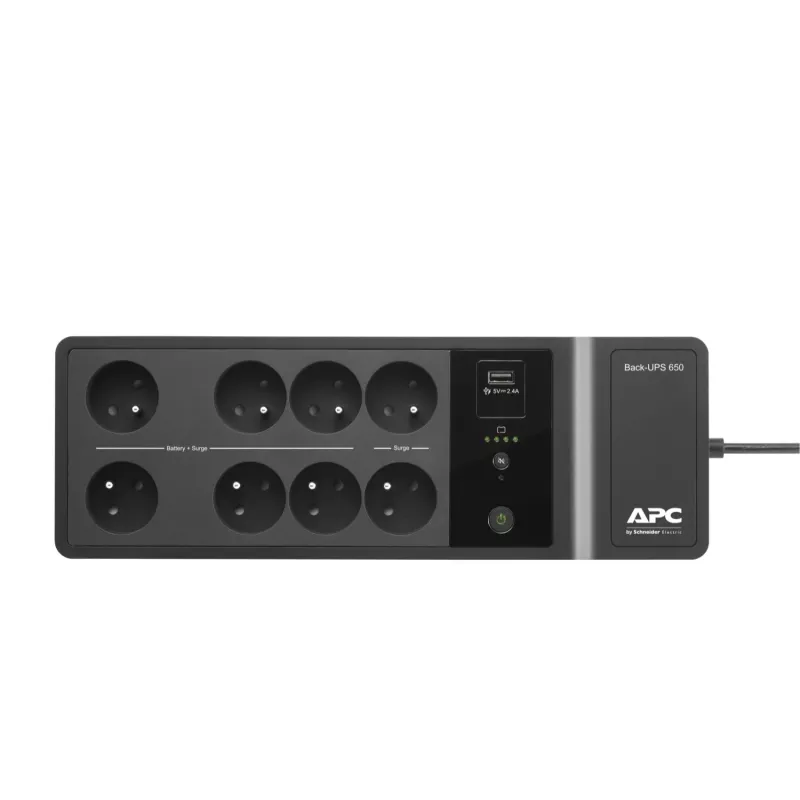 APC BE650G2-FR nepertraukiamo maitinimo šaltinis (UPS) budėjimo režimu (Offline) 0,65 kVA 400 W