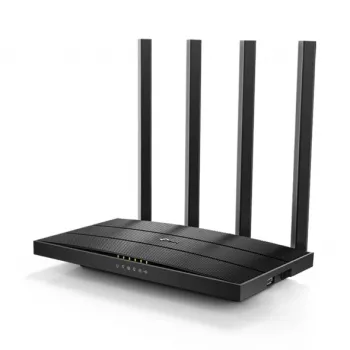 TP-Link Archer C6U belaidis maršrutizatorius Gigabit Ethernet Dviejų juostų (2,4 GHz / 5 GHz) Juoda