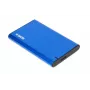 HDD/SSD korpusas IBOX HD-05 — 2,5 colio SATA III, USB 3.2 Gen 1 (Micro-USB B), iki 10 TB, mėlynas