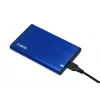 HDD/SSD korpusas IBOX HD-05 — 2,5 colio SATA III, USB 3.2 Gen 1 (Micro-USB B), iki 10 TB, mėlynas