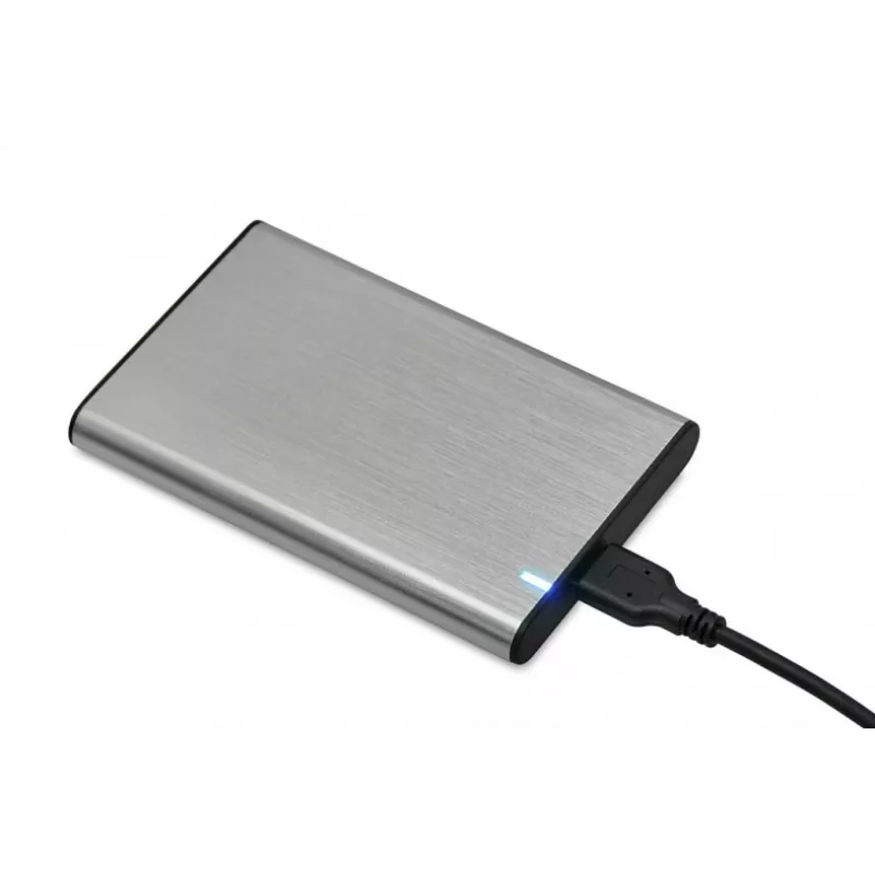 HDD/SSD korpusas IBOX HD-05 — 2,5 colio SATA III, USB 3.2 Gen 1 (5 Gbit/s), Micro-USB B, iki 10 TB, pilkas